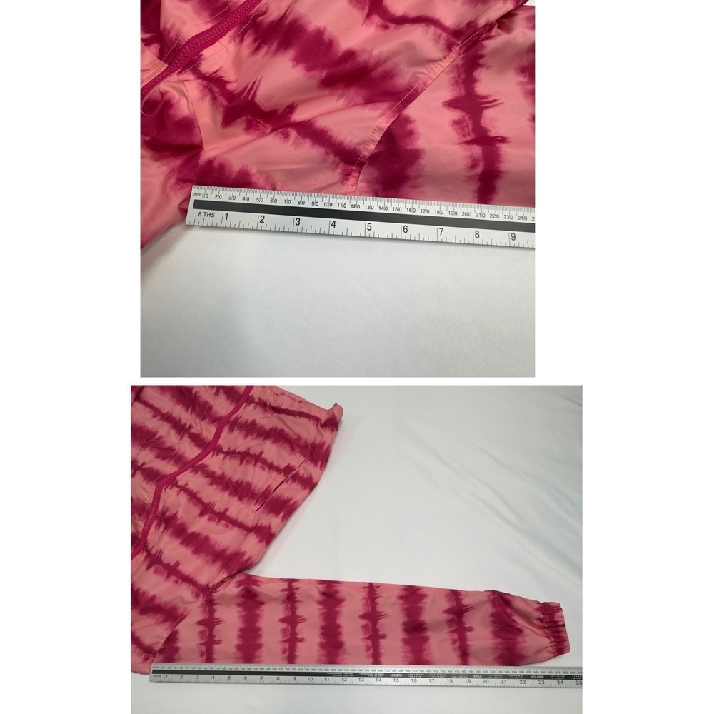 Kids Cat & Jack Pink Tie Dye Hooded Lightweight Jacket Size XL 14/16 - Picture 9 of 11